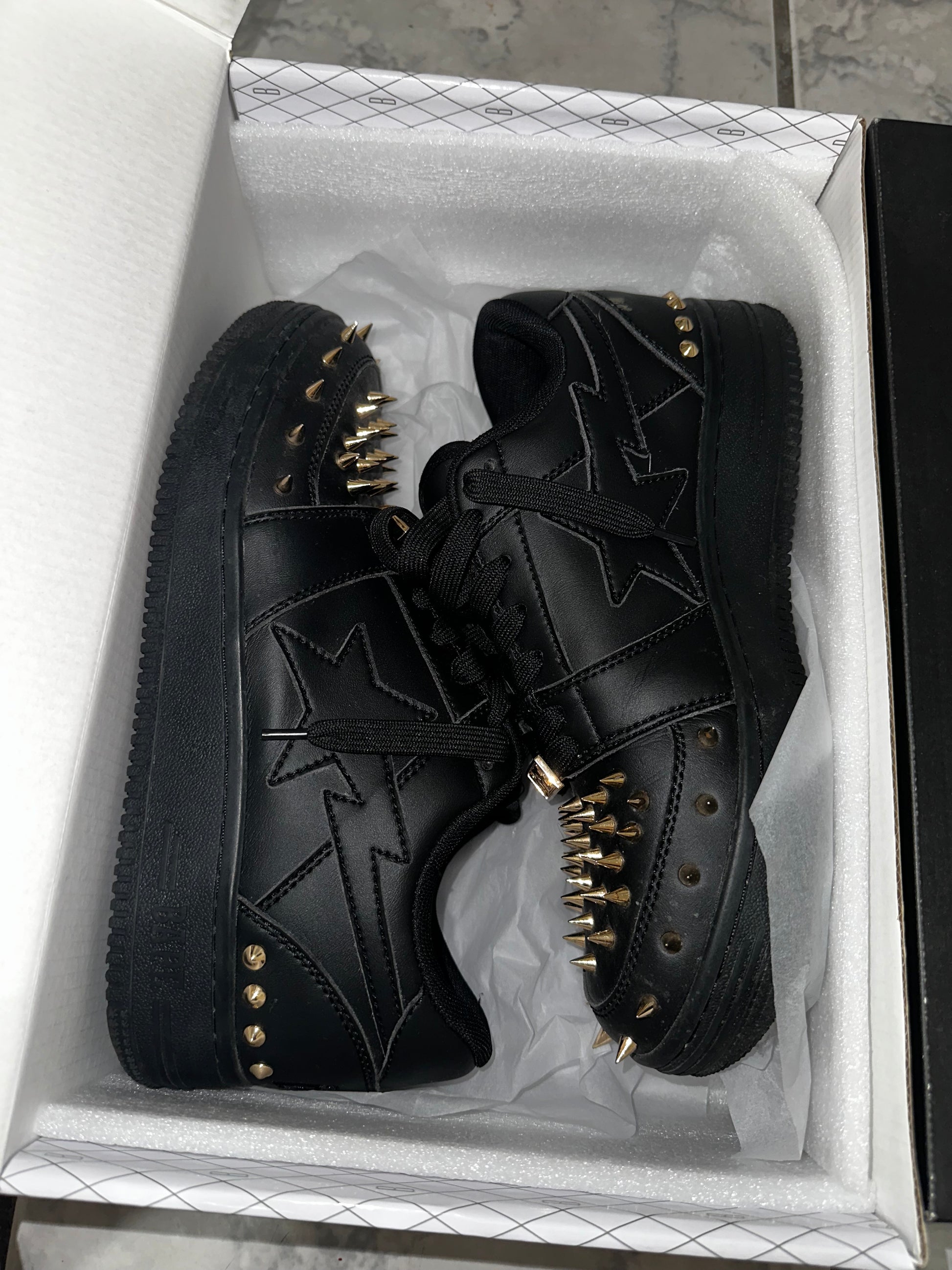 Bapesta Studded 'Black'