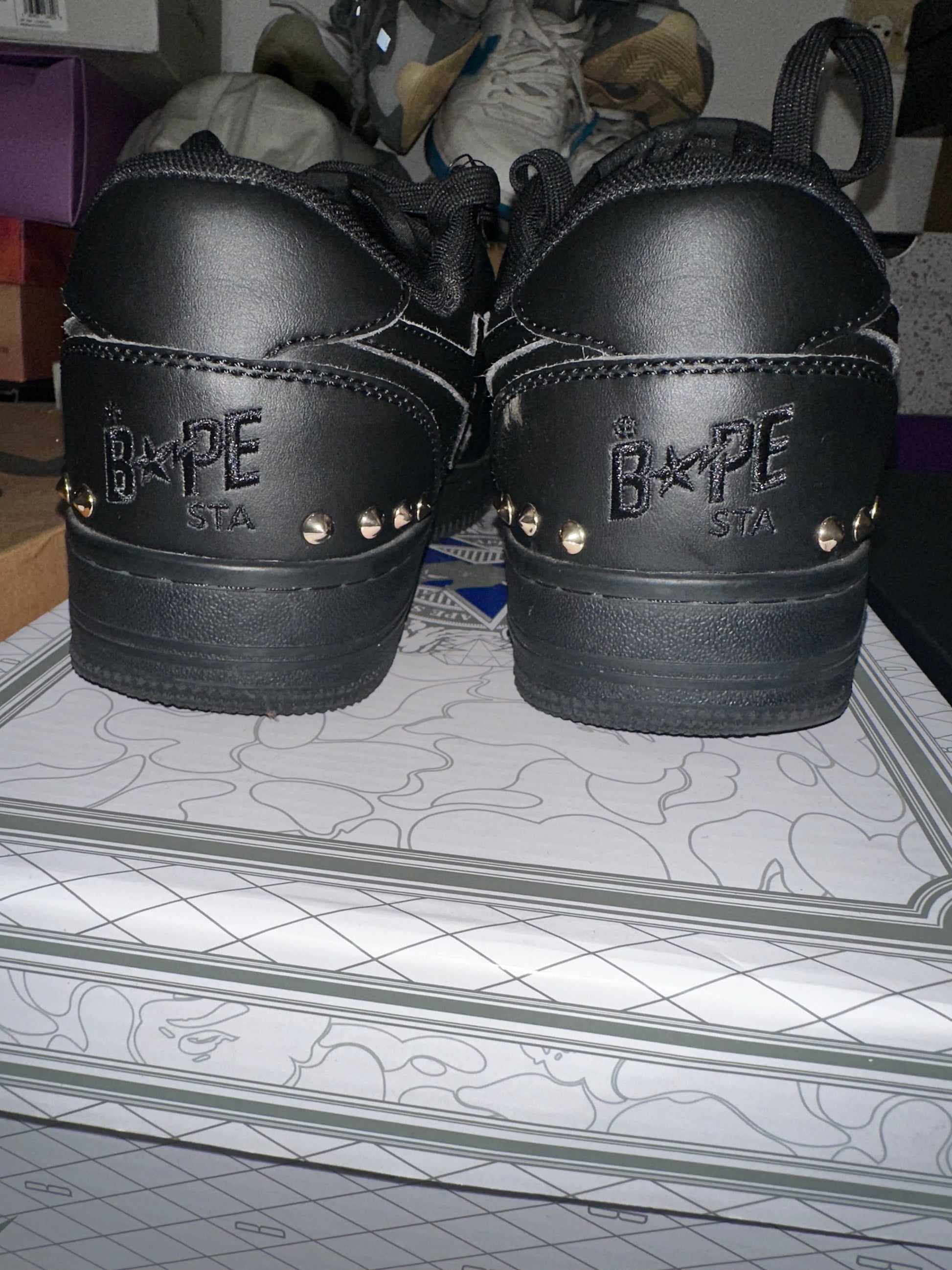 Bapesta Studded 'Black'