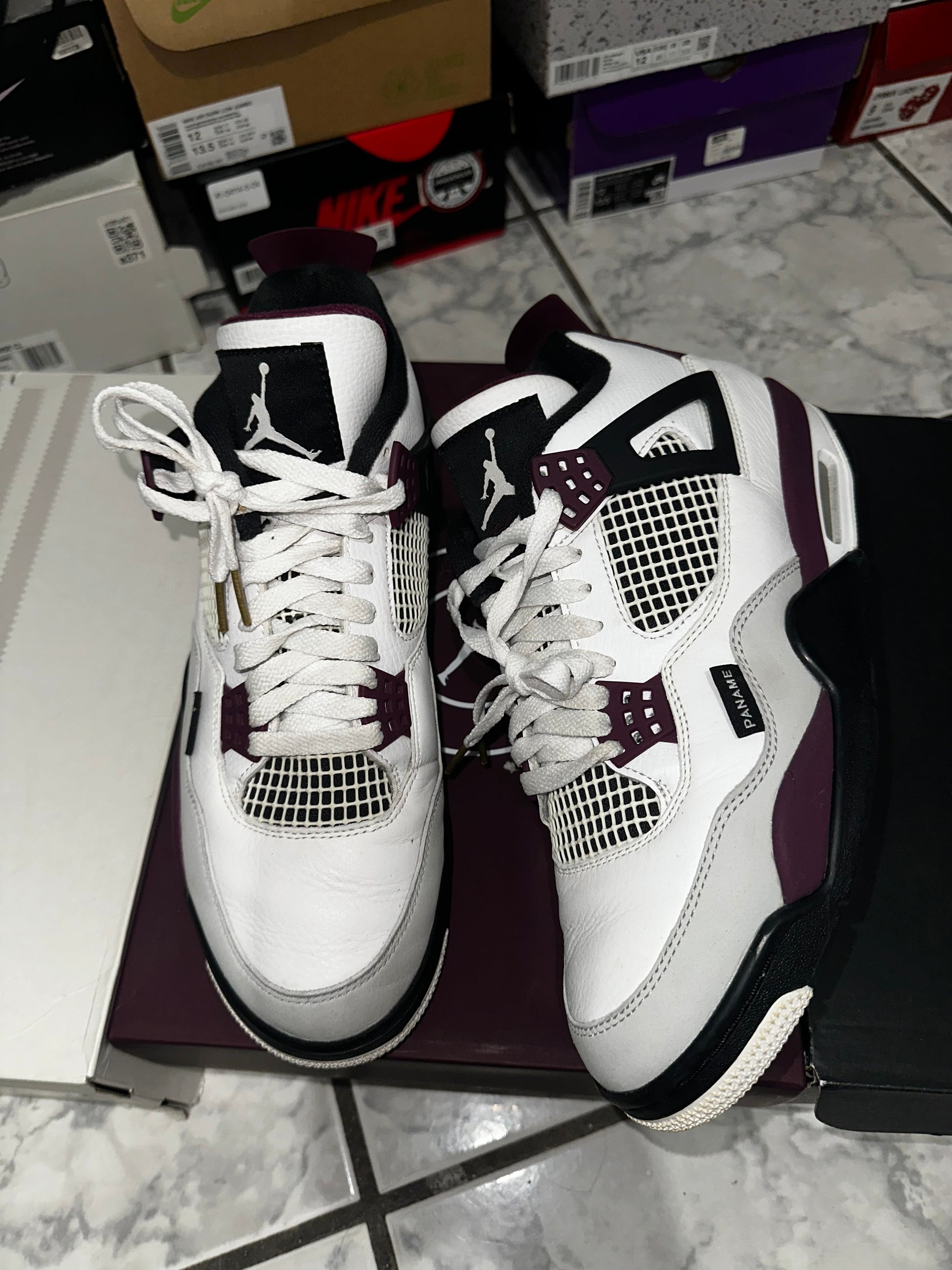 Paris Saint-Germain x Air Jordan 4 Retro 'Bordeaux'