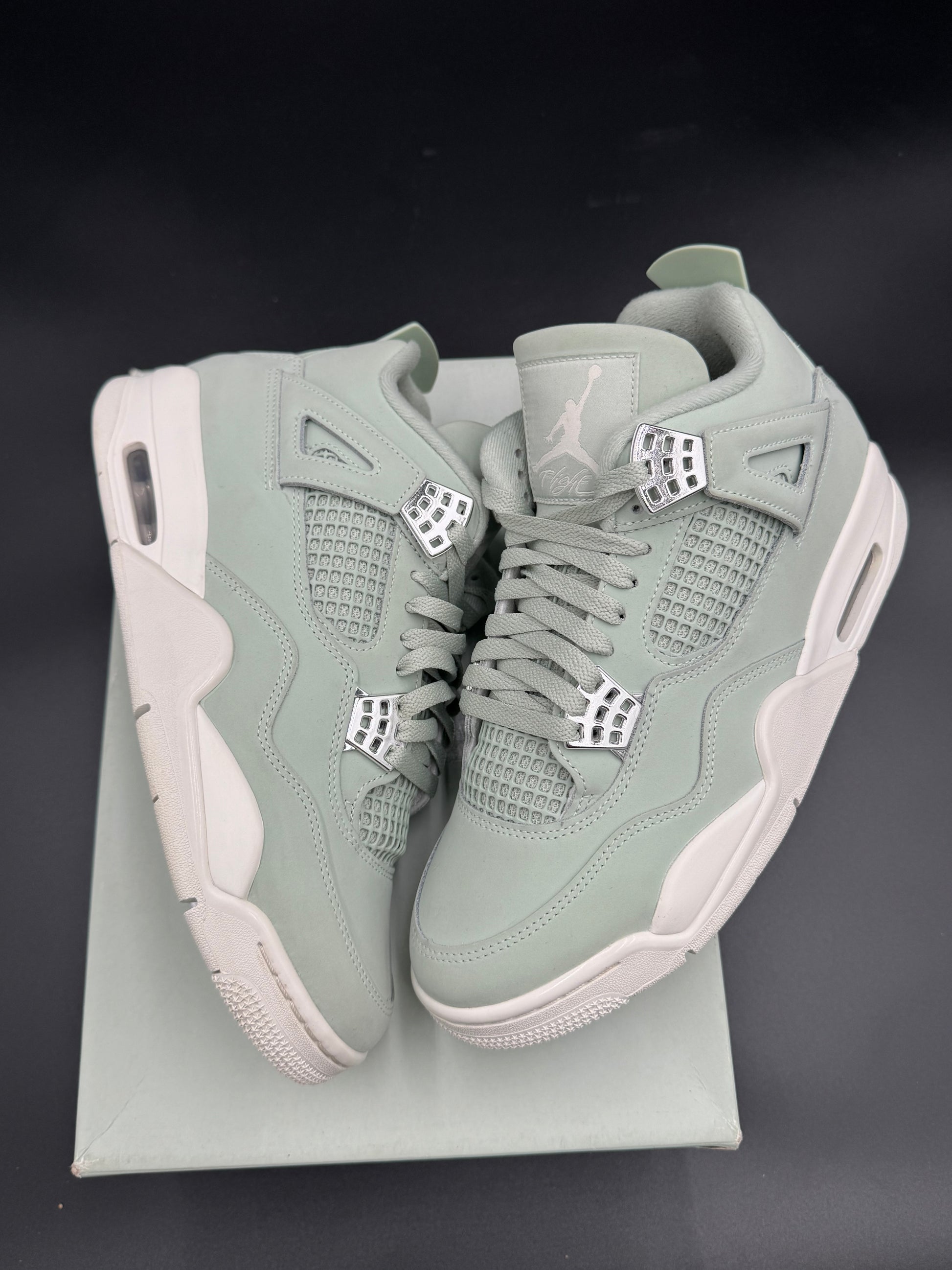 Wmns Air Jordan 4 Retro 'Abundance / Seafoam'