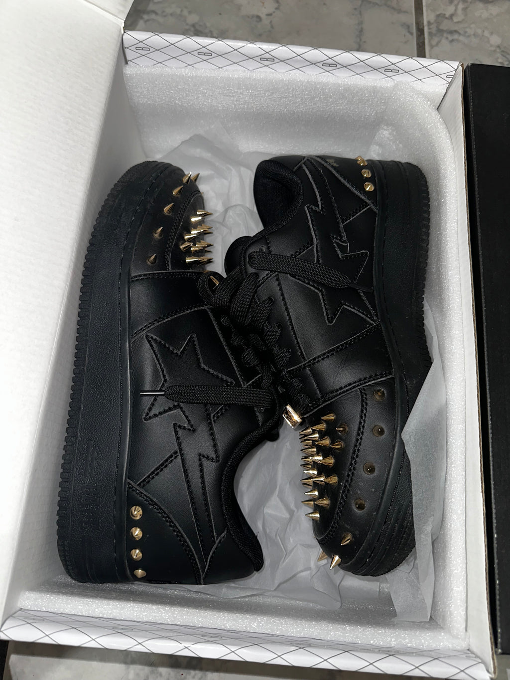 Bapesta Studded 'Black'
