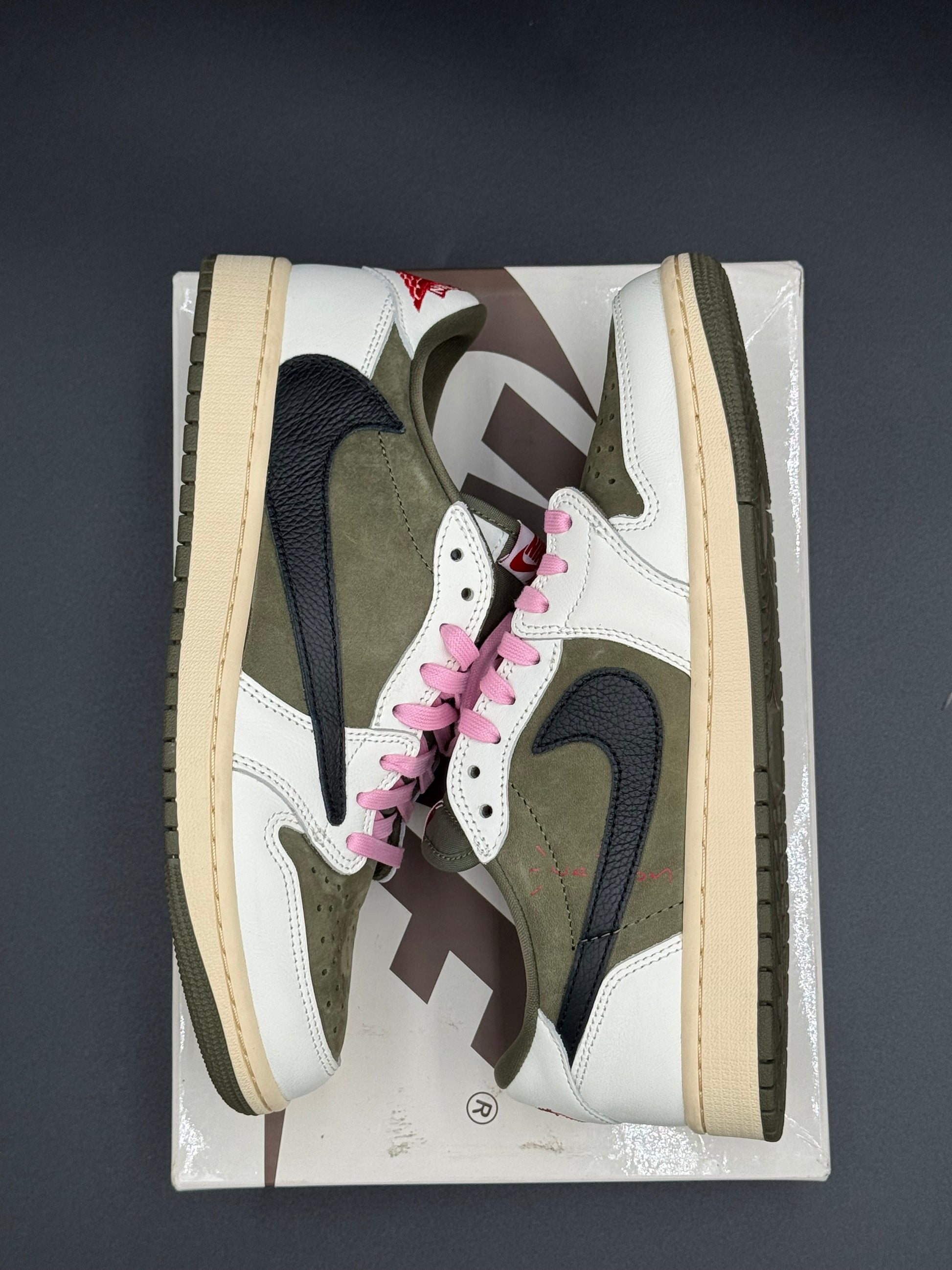 Travis Scott x Air Jordan 1 Retro Low OG SP 'Reverse Olive / Medium Olive'