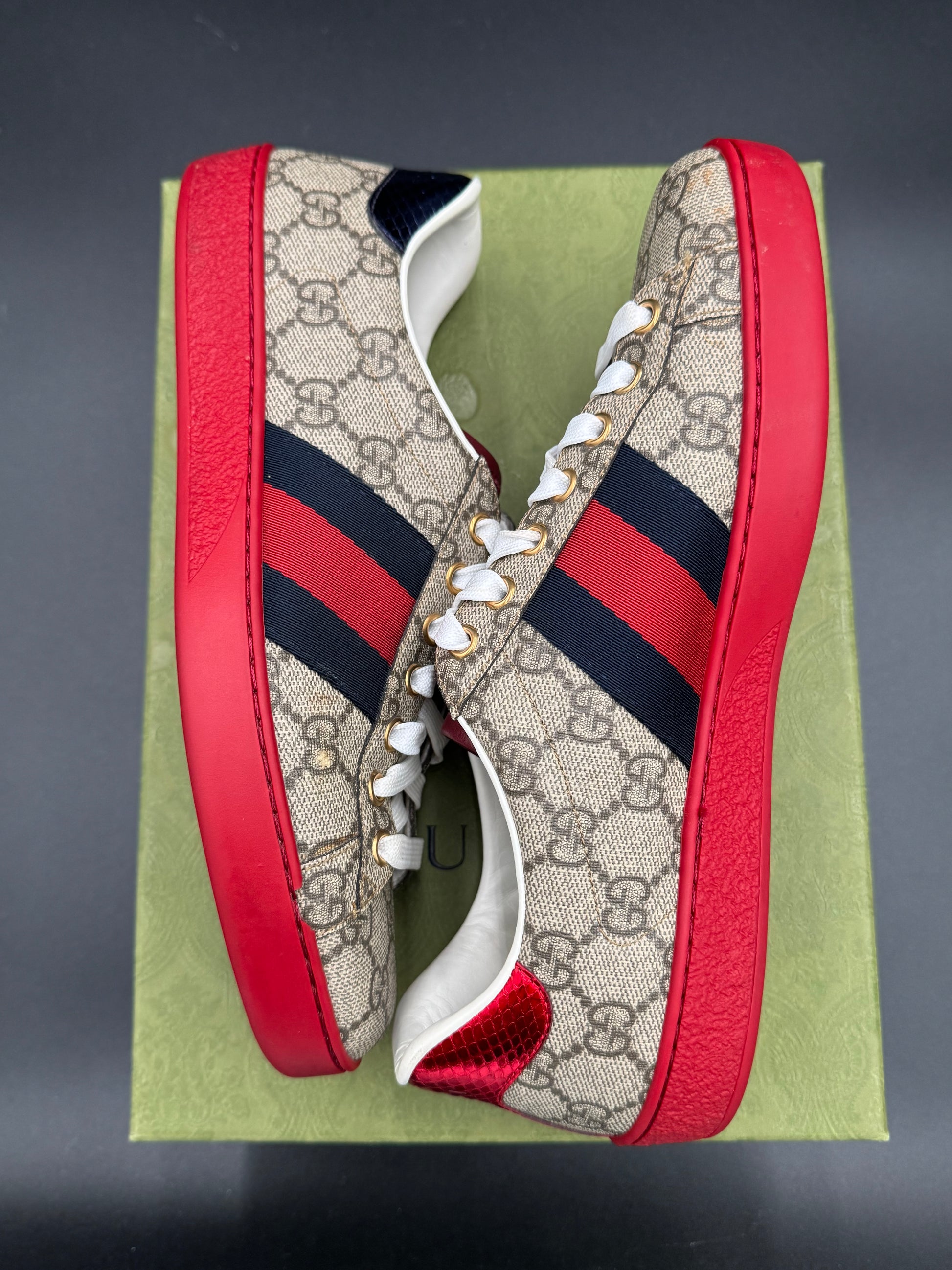 Gucci Ace GG Supreme 'Beige'