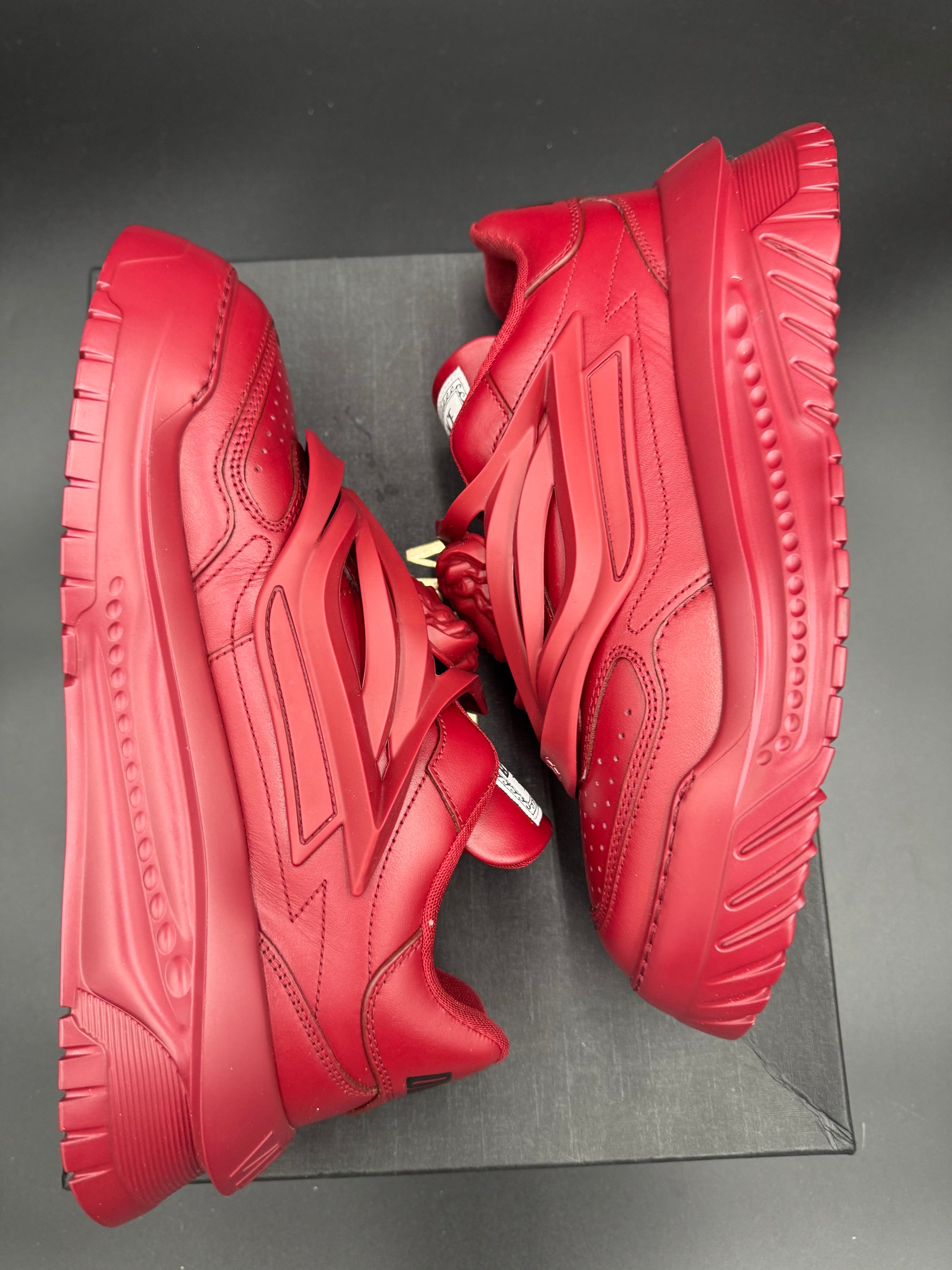 Versace Men's Red Leather "ODISSEA"