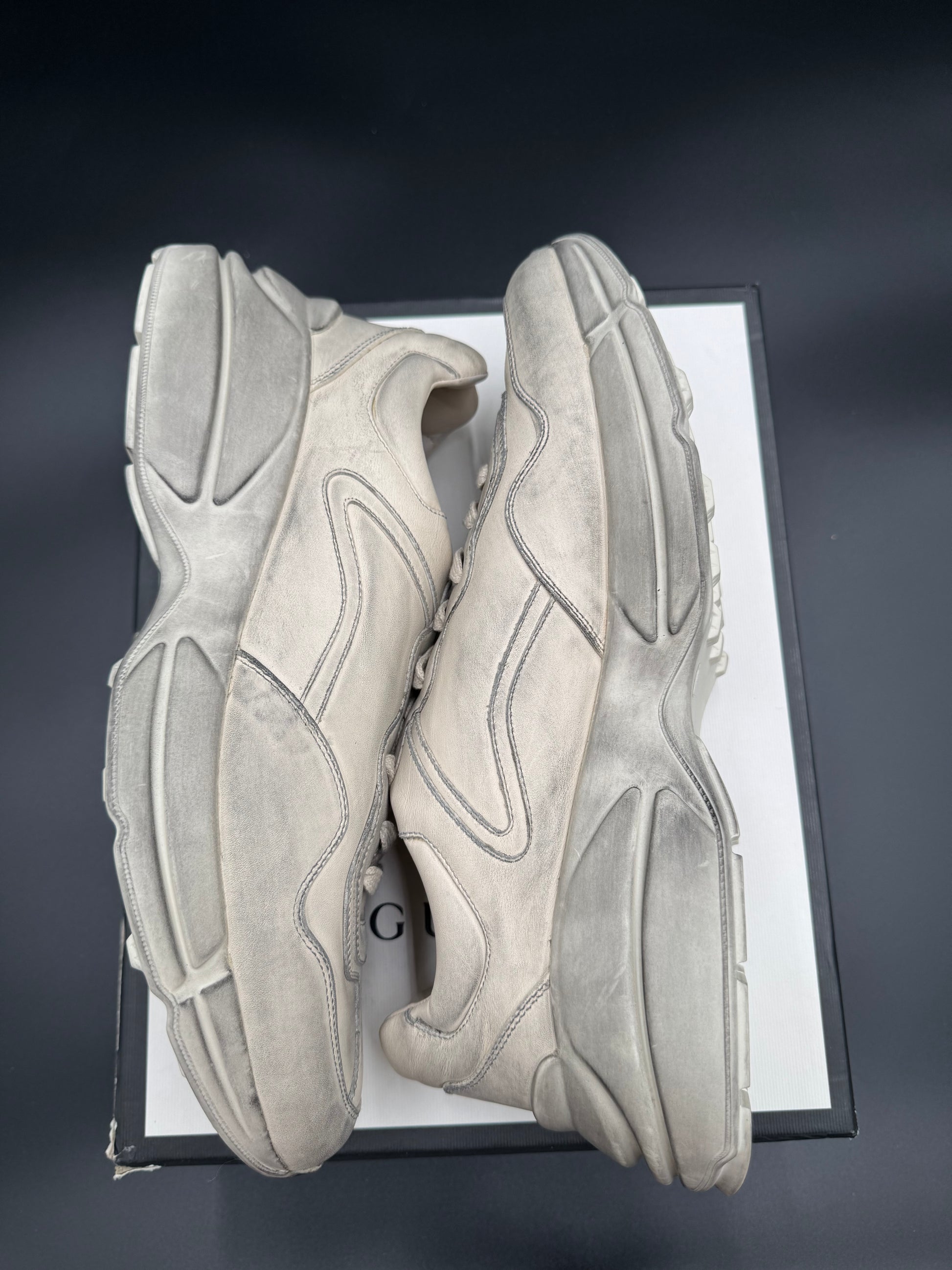 Gucci Wmns Rhyton 'Distressed Ivory'