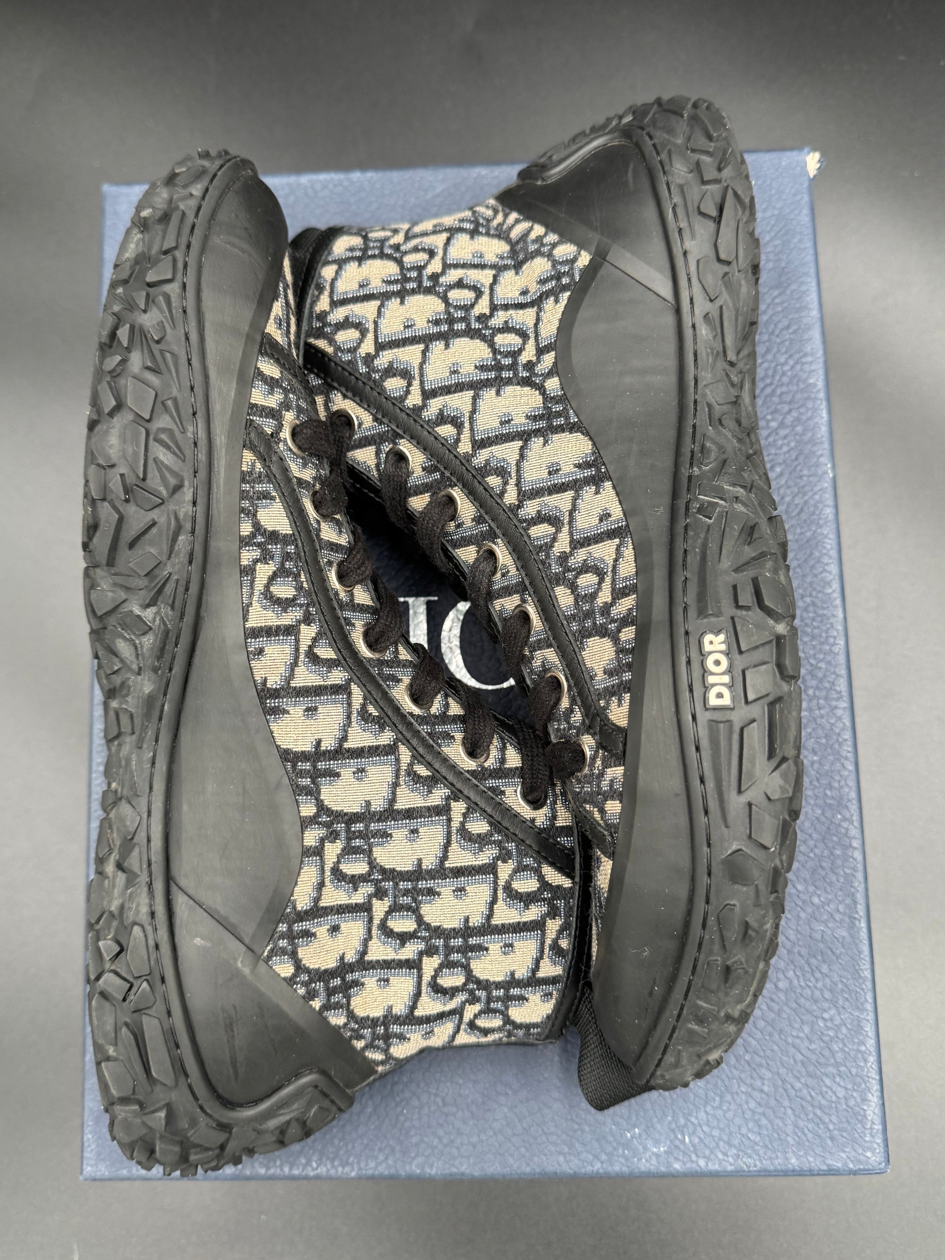 Dior B28 High 'Dior Oblique - Beige Black'
