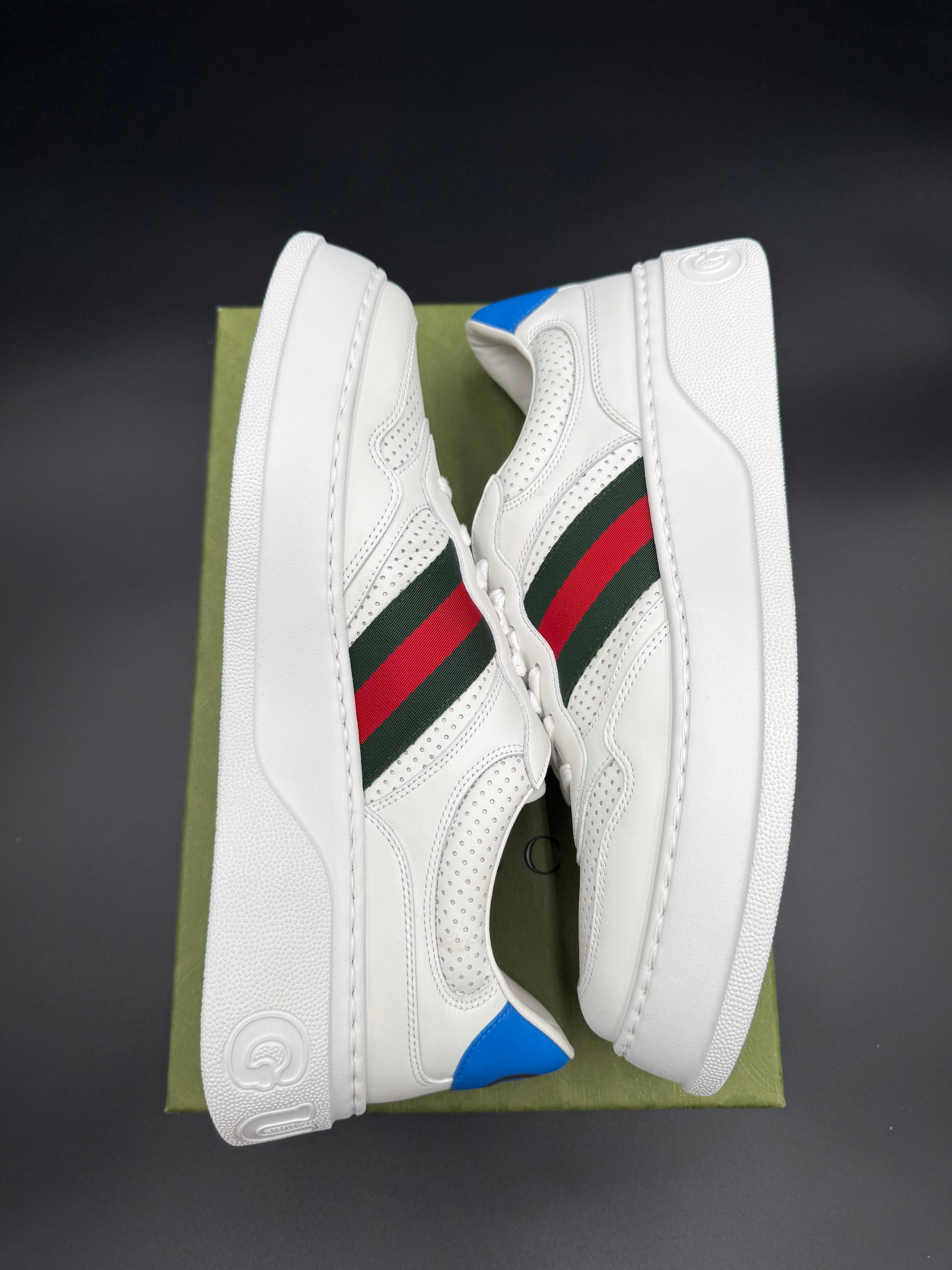Gucci Chunky GG Web Sneaker 'White Blue'
