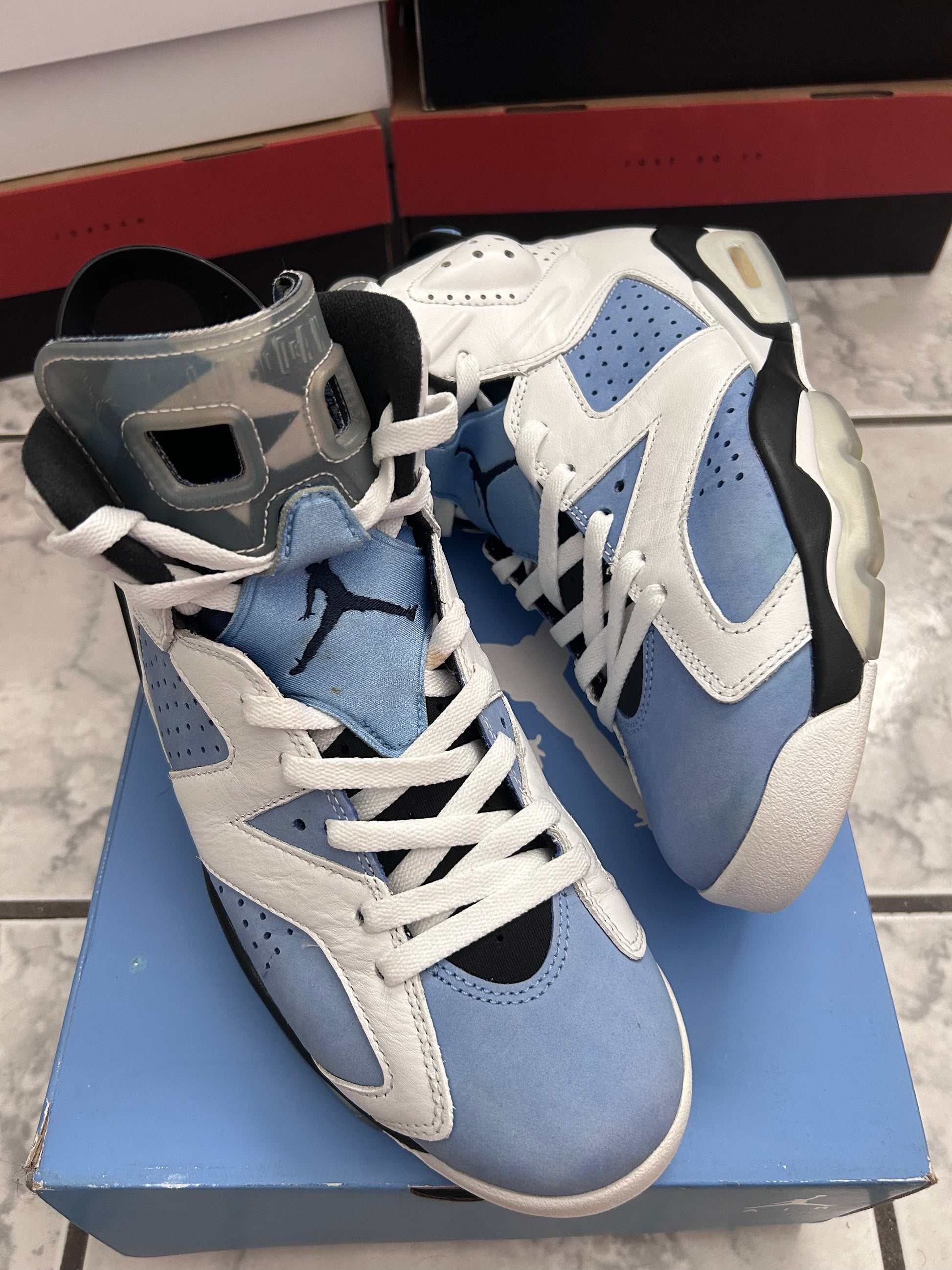 USED Air Jordan 6 Retro 'UNC Home'