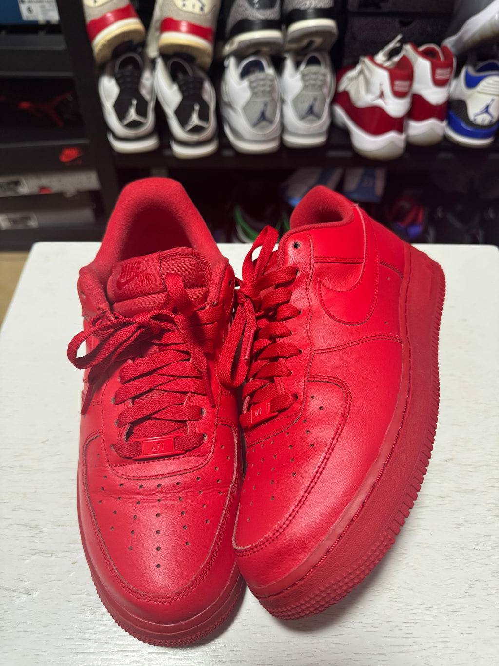 Nike Air Force 1 Low '07 LV8 1 'Triple Red'