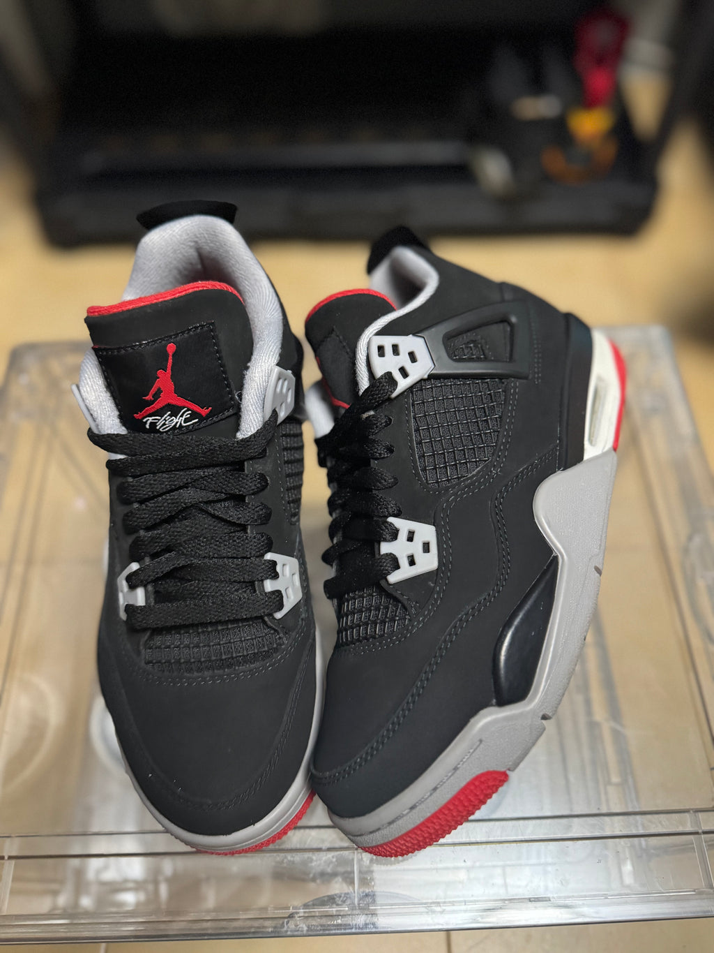 Air Jordan 4 Retro OG GS 'Bred'