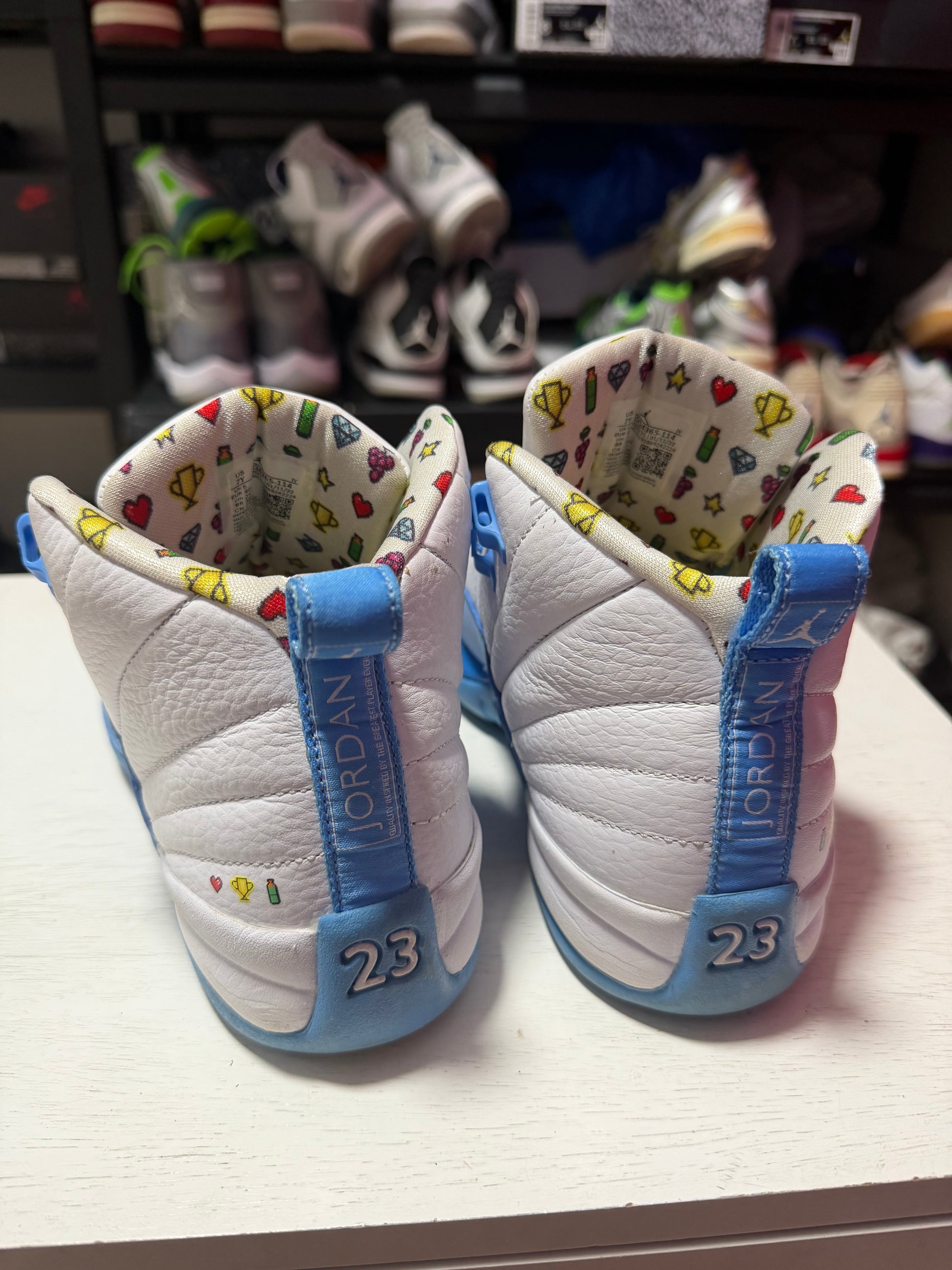 Air Jordan 12 Retro GS 'Emoji'