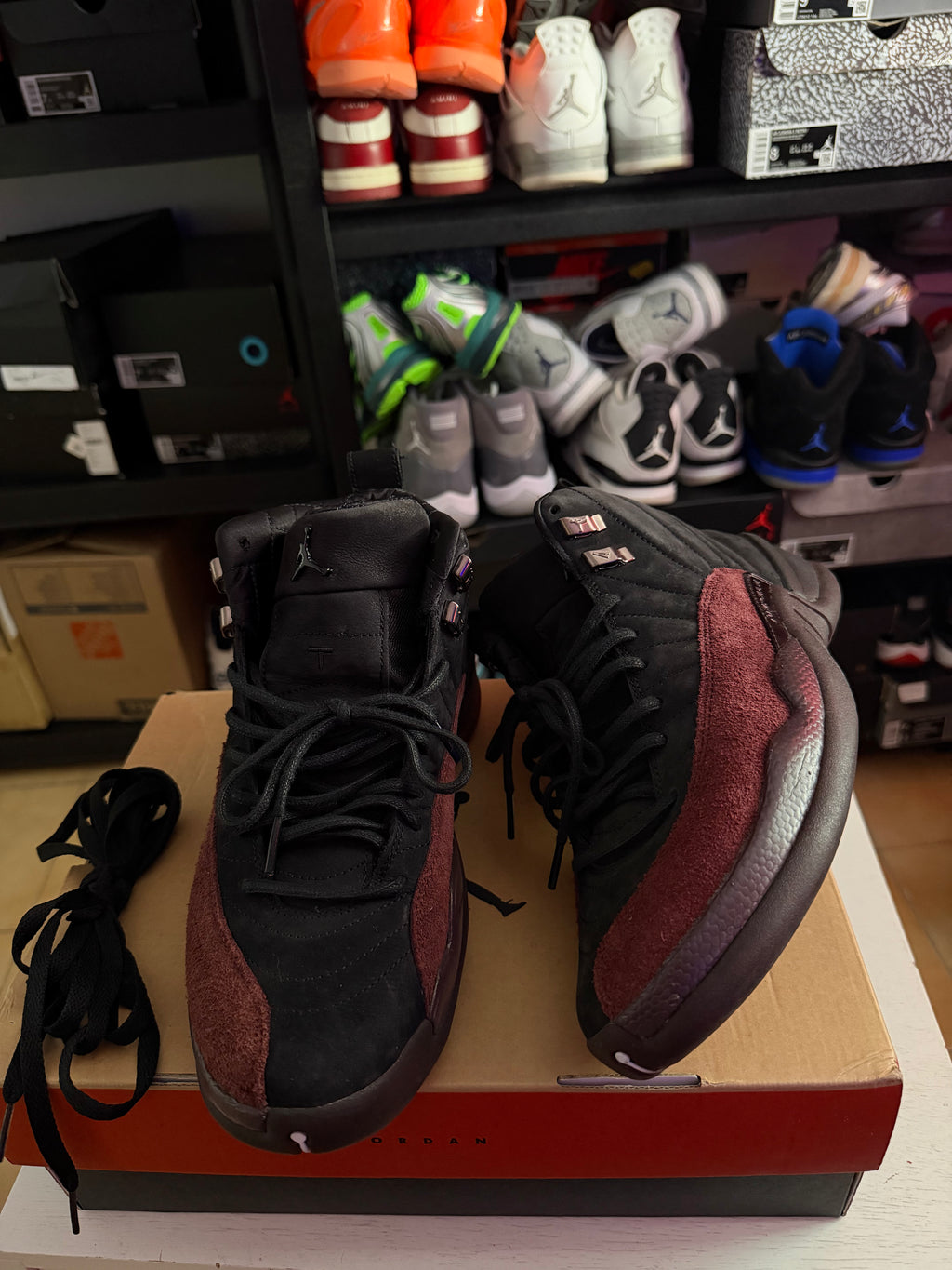 A Ma Maniére x Wmns Air Jordan 12 Retro SP 'Black'