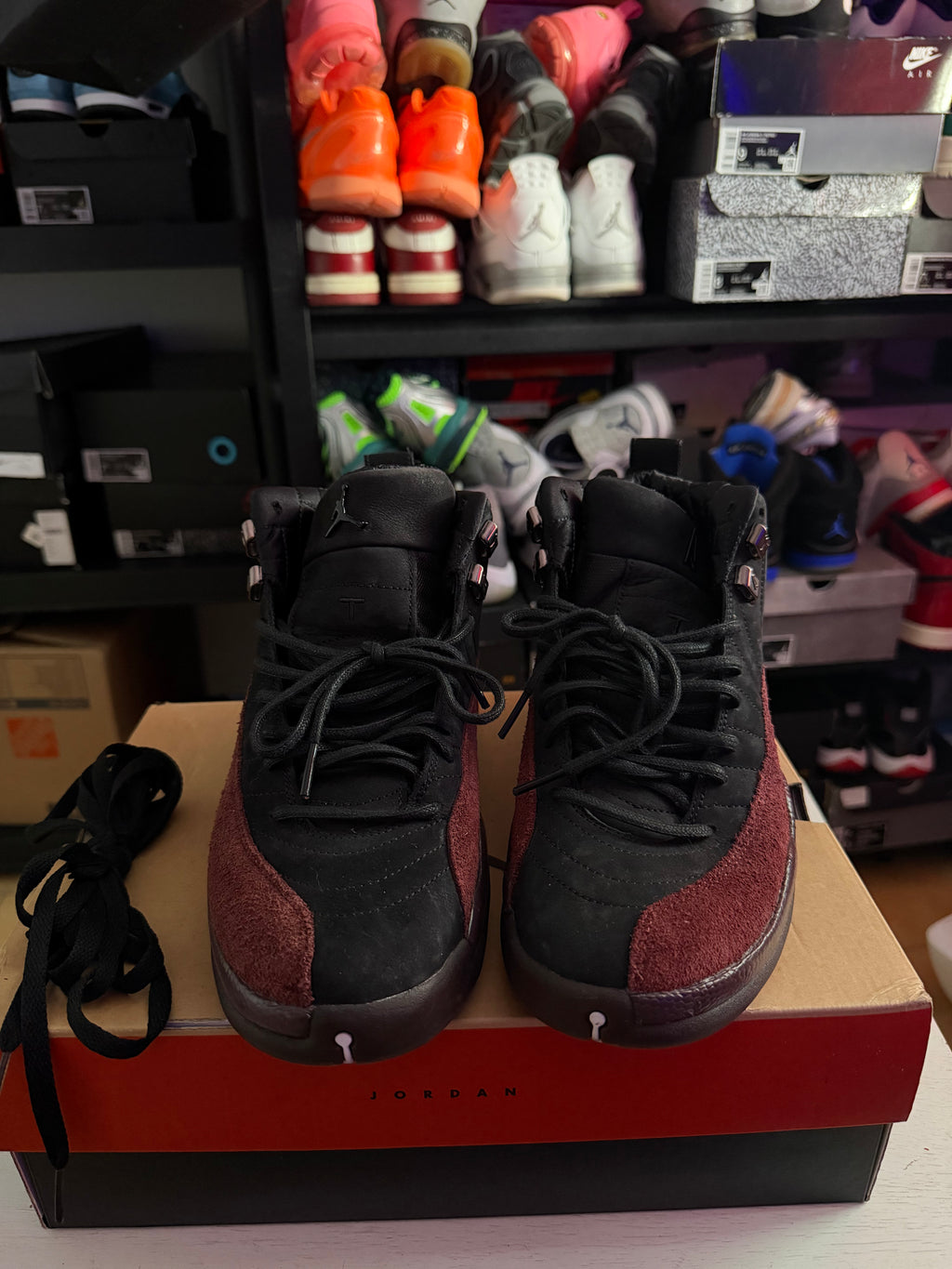 A Ma Maniére x Wmns Air Jordan 12 Retro SP 'Black'