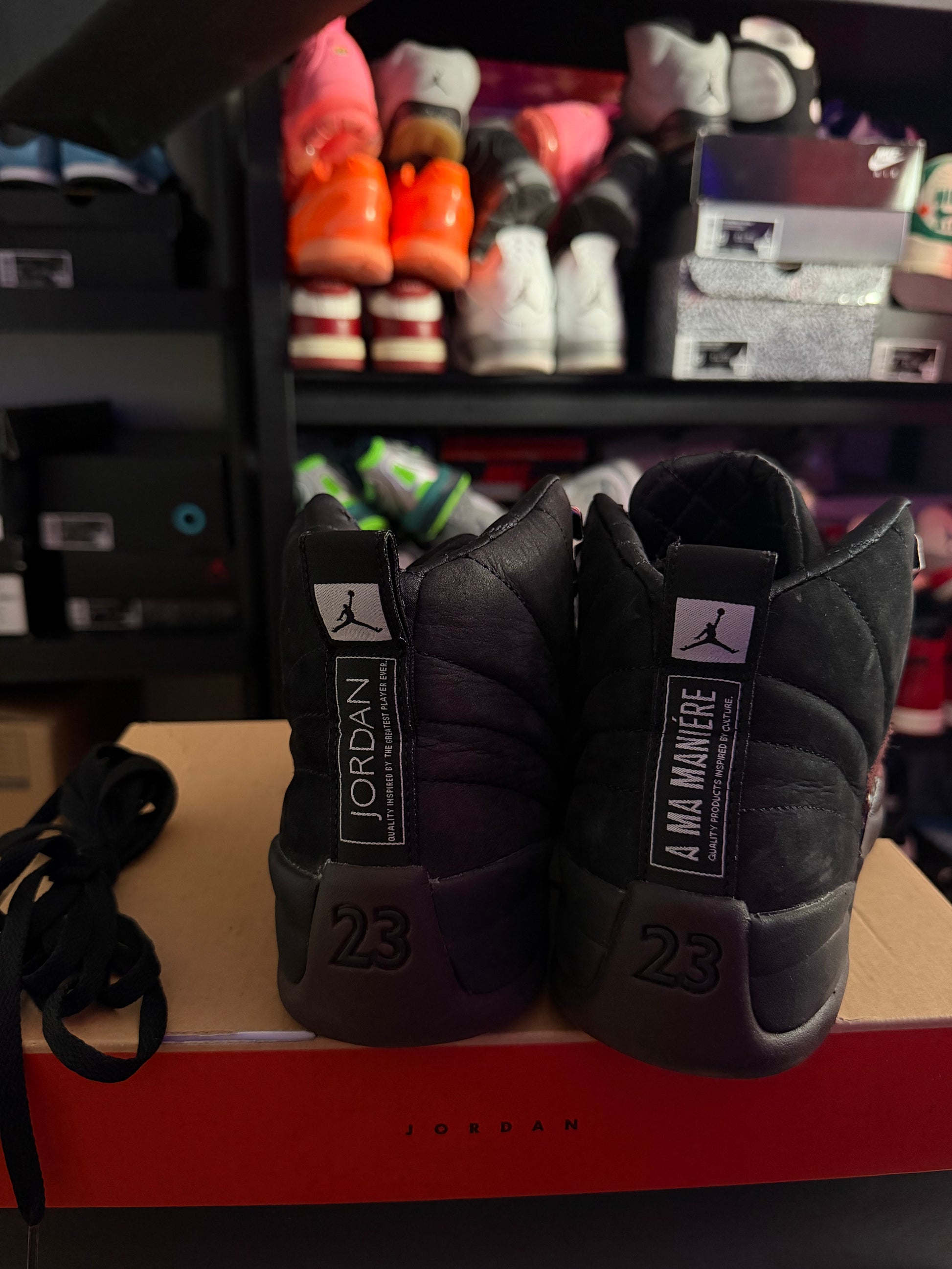 A Ma Maniére x Wmns Air Jordan 12 Retro SP 'Black'