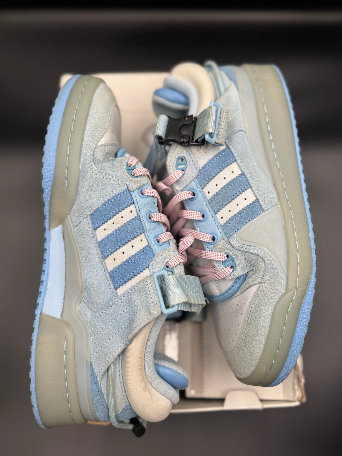 Bad Bunny x adidas Forum Buckle Low 'Blue Tint'