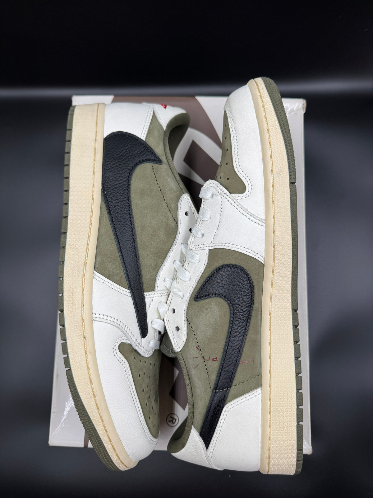 Travis Scott x Air Jordan 1 Retro Low OG SP 'Reverse Olive / Medium Olive'