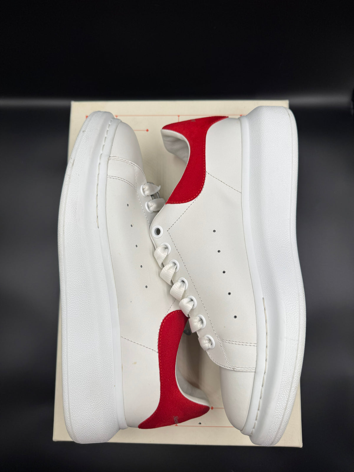 Alexander McQueen Oversized Sneaker 'White Lust Red'