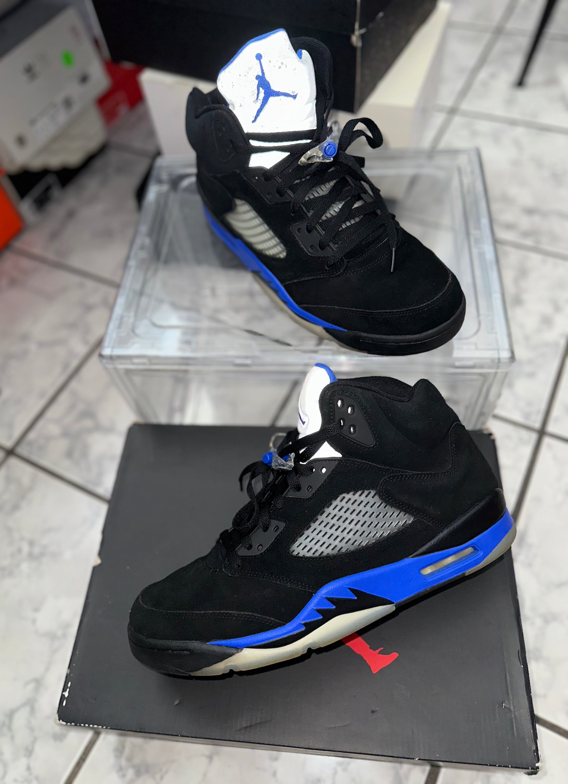 USED Air Jordan 5 Retro 'Racer Blue'