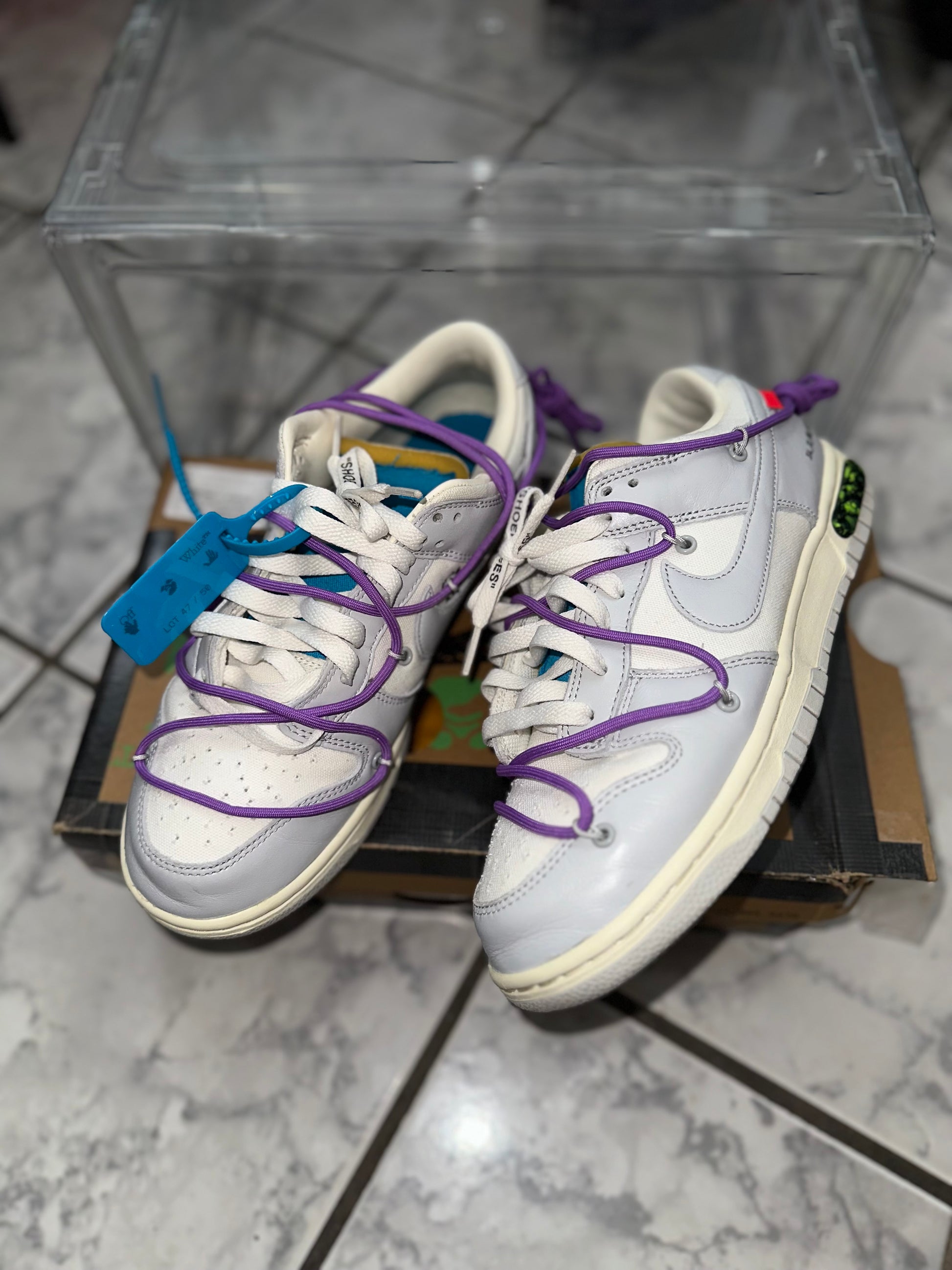 USED Off-White x Dunk Low 'Lot 47 of 50'