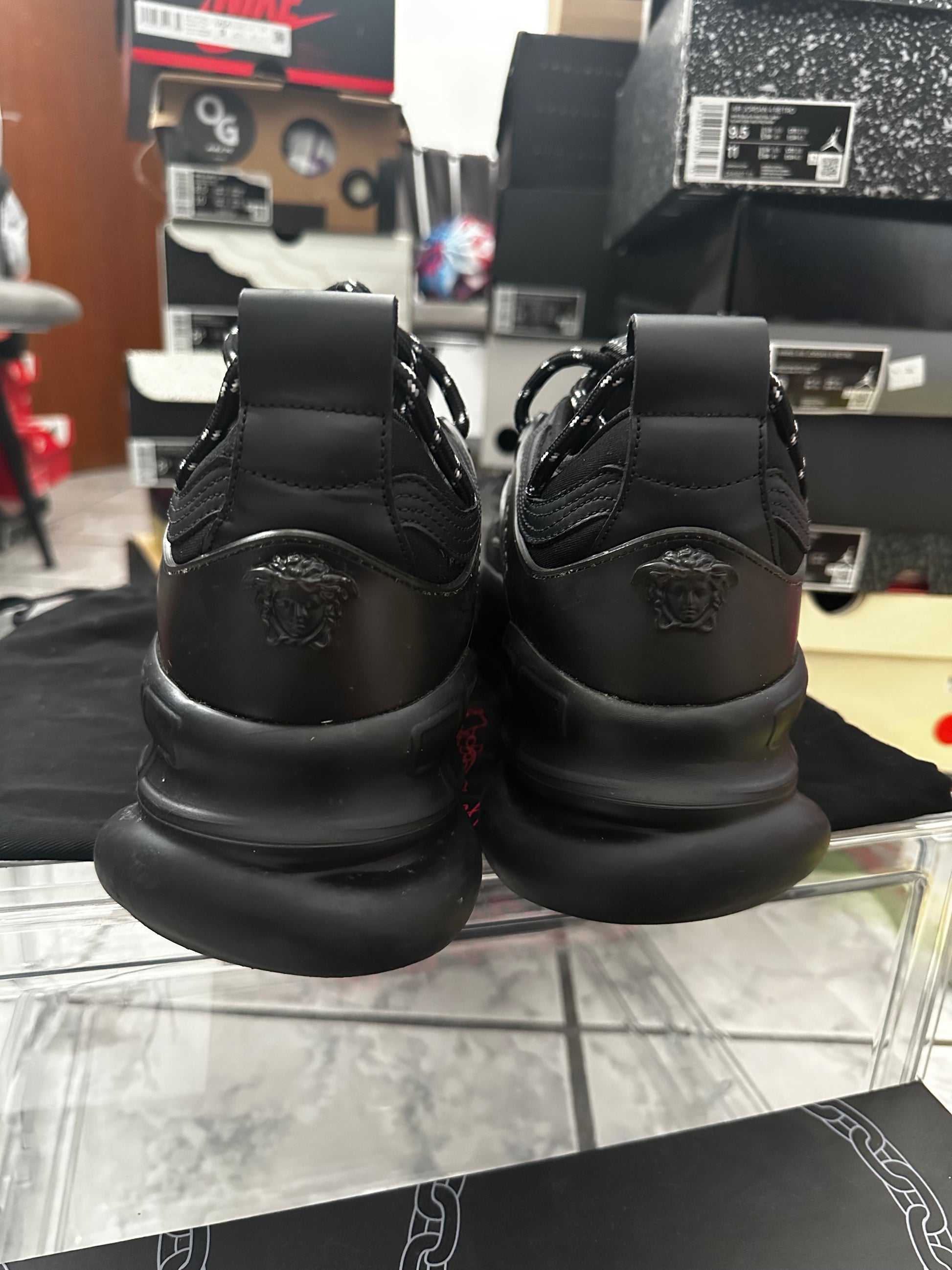 USED Versace Chain Reaction 'Triple Black'