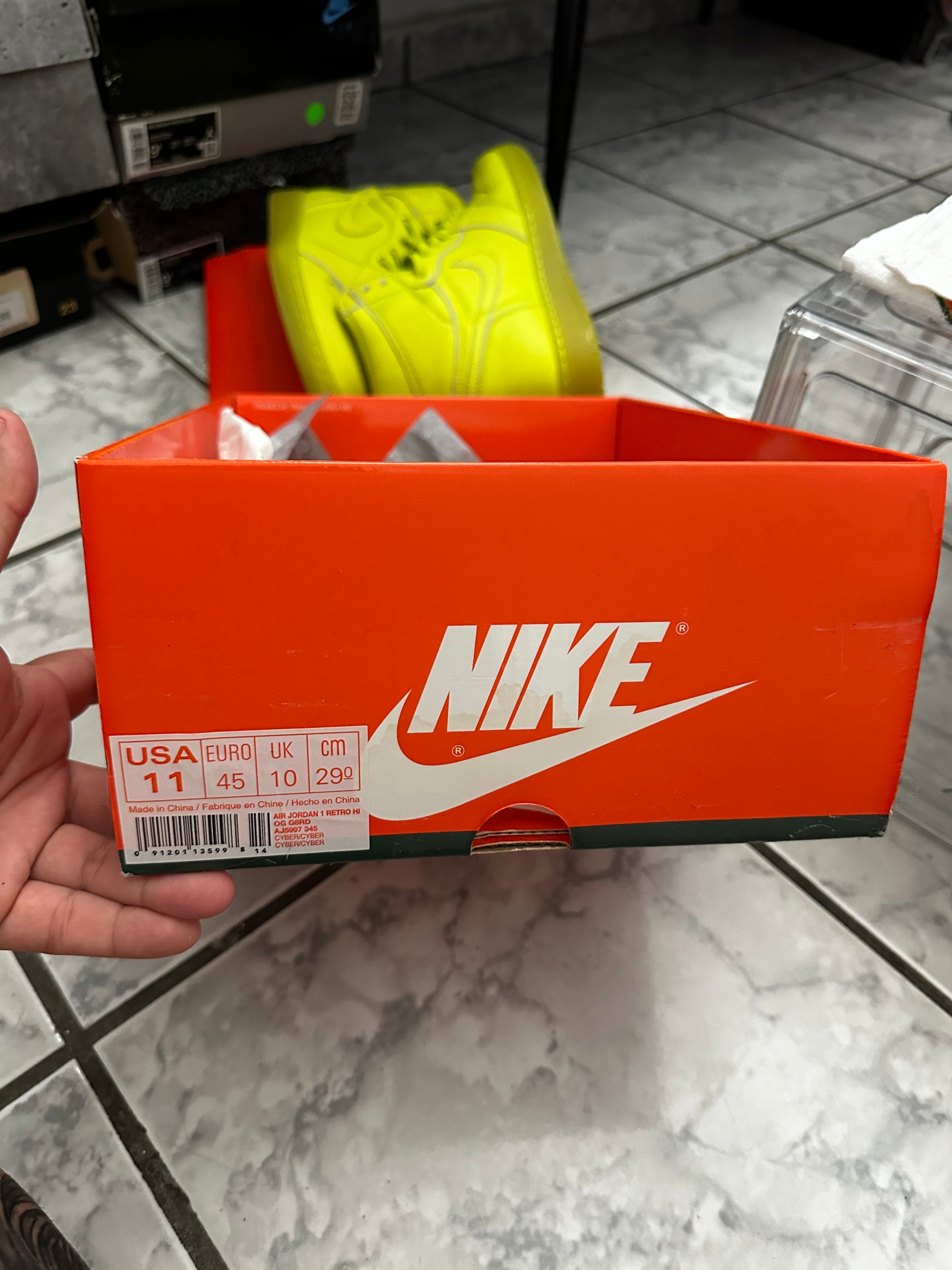 USED Jordan 1 Retro High Gatorade Cyber