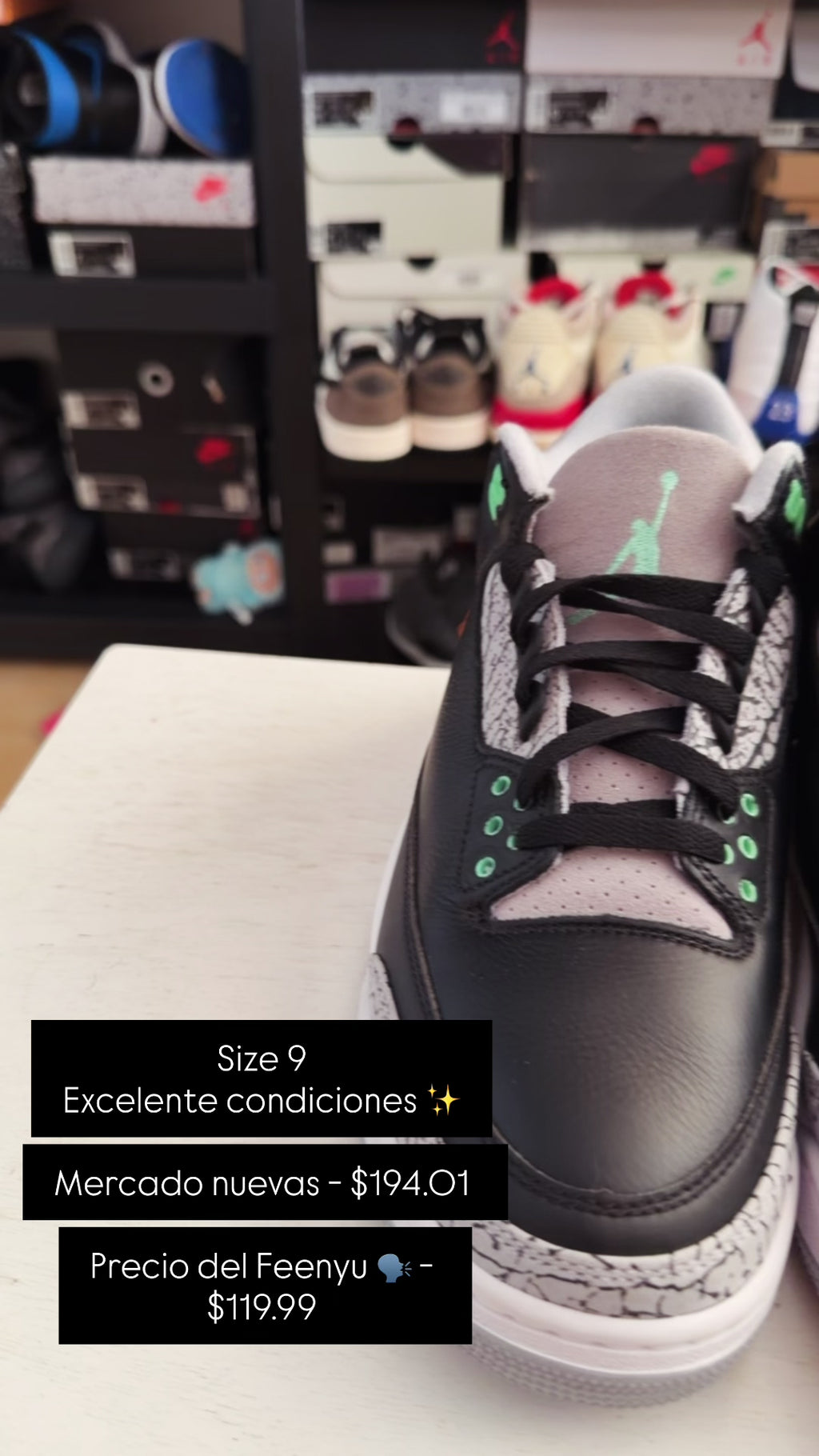 Air Jordan 3 Retro 'Green Glow'