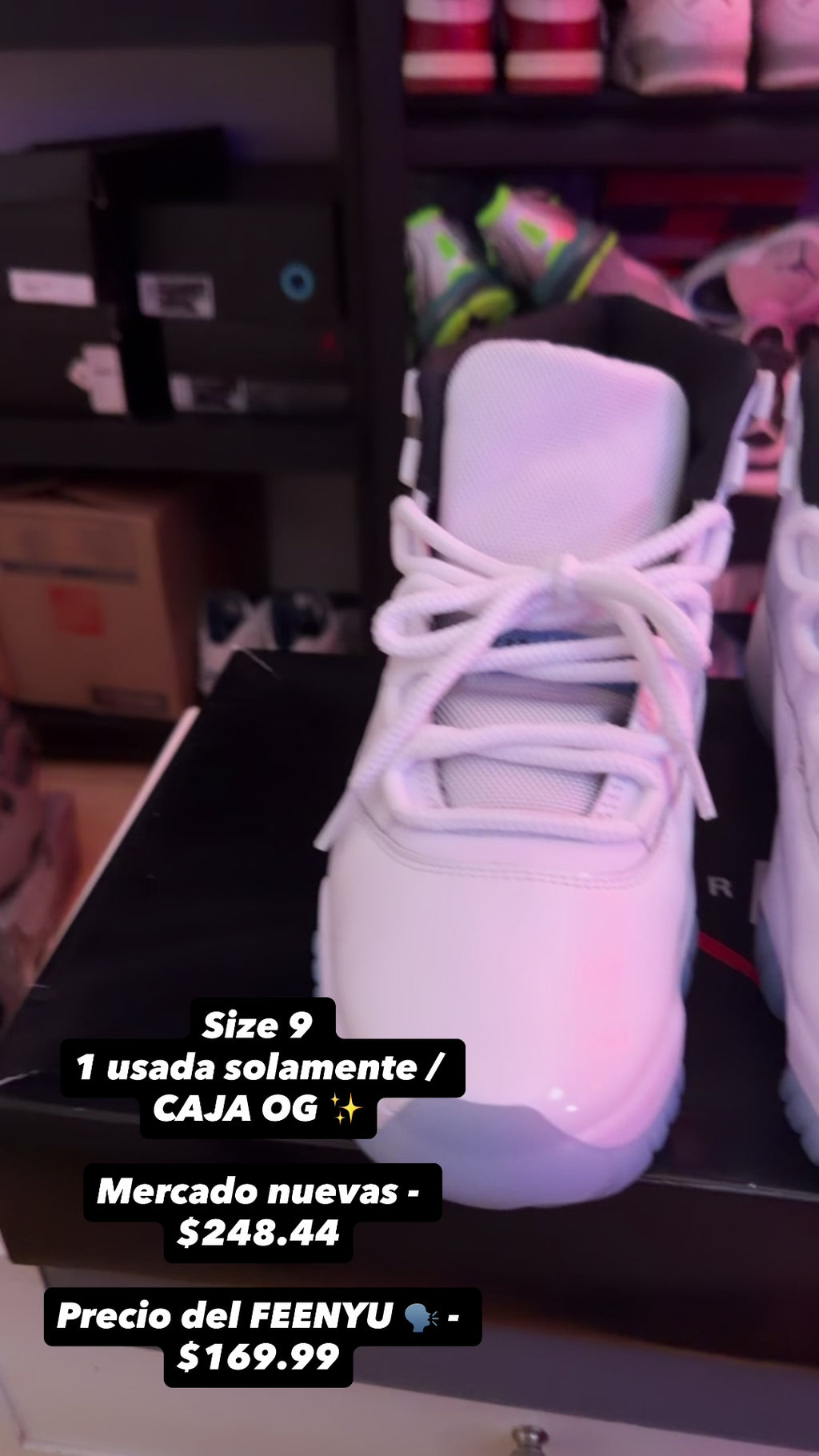 Air Jordan 11 Retro 'Legend Blue / Columbia' 2024