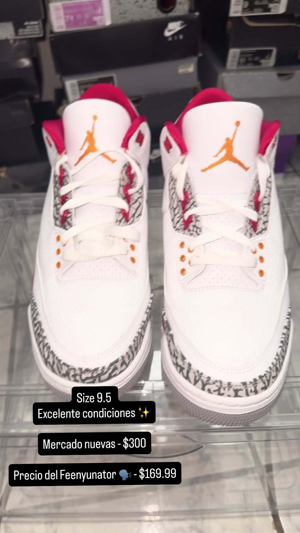 Air Jordan 3 Retro 'Cardinal Red'