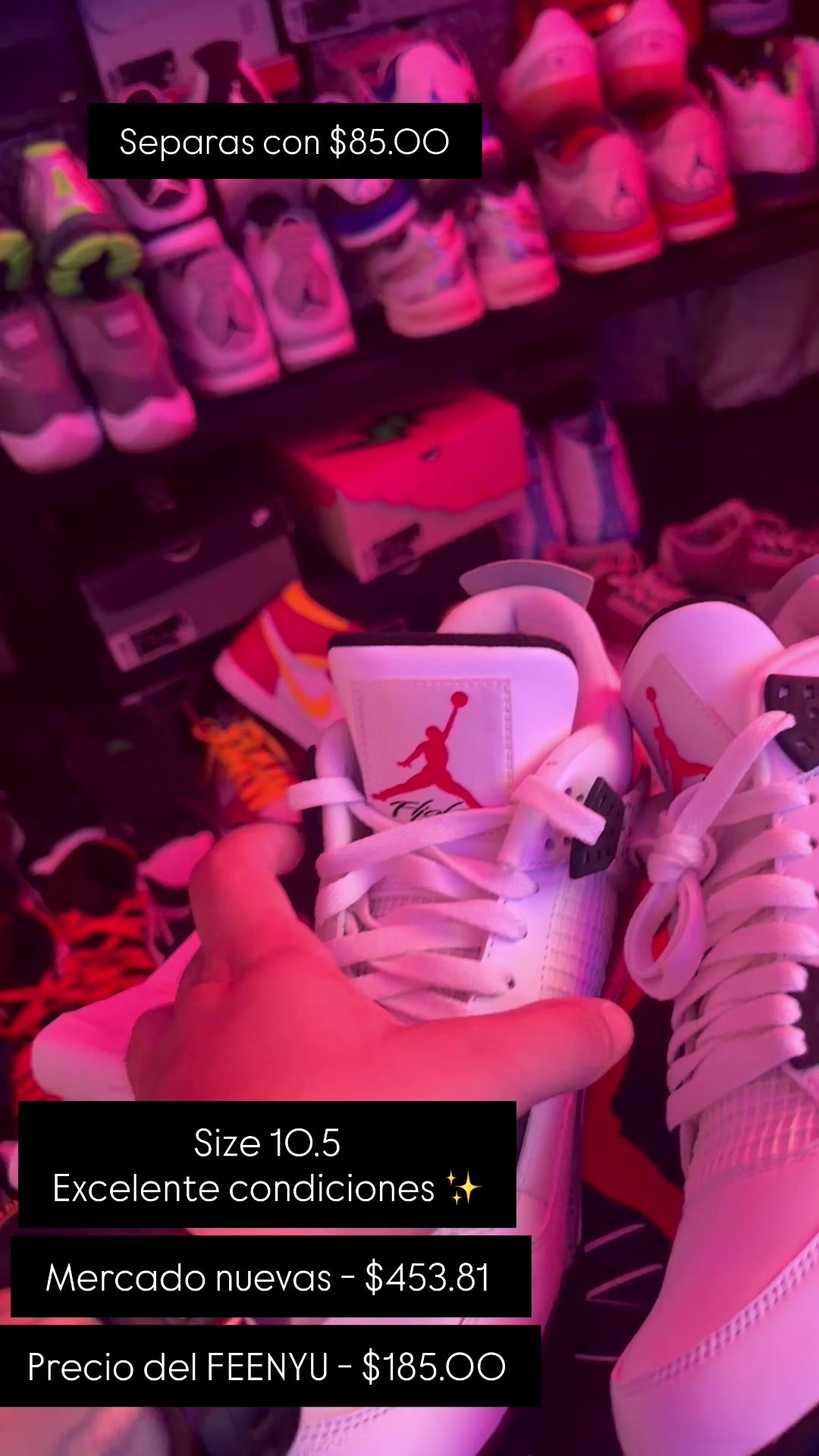 Air Jordan 4 Retro OG 'White Cement' 2016