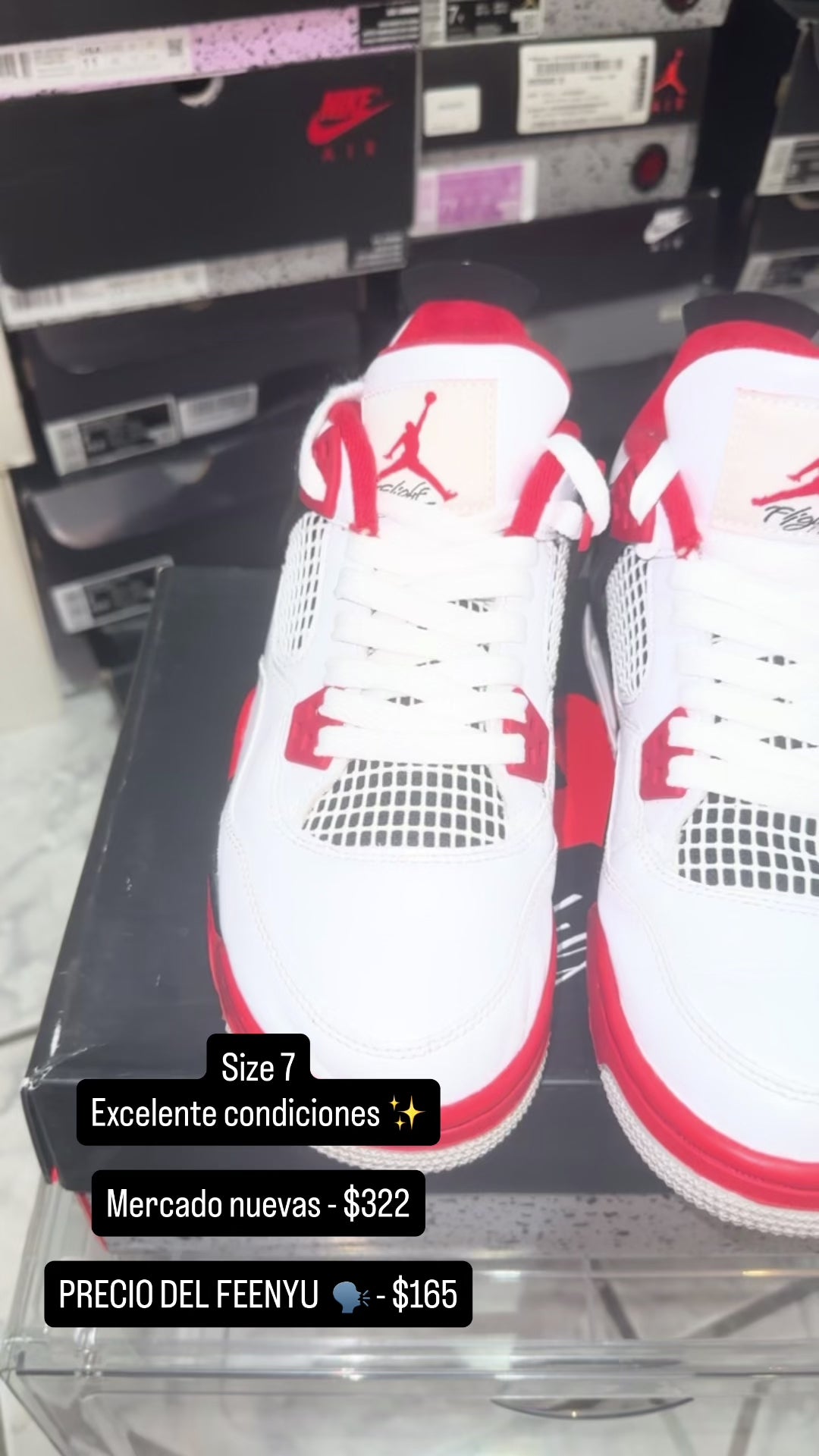 Air Jordan 4 Retro OG GS 'Fire Red' 2020