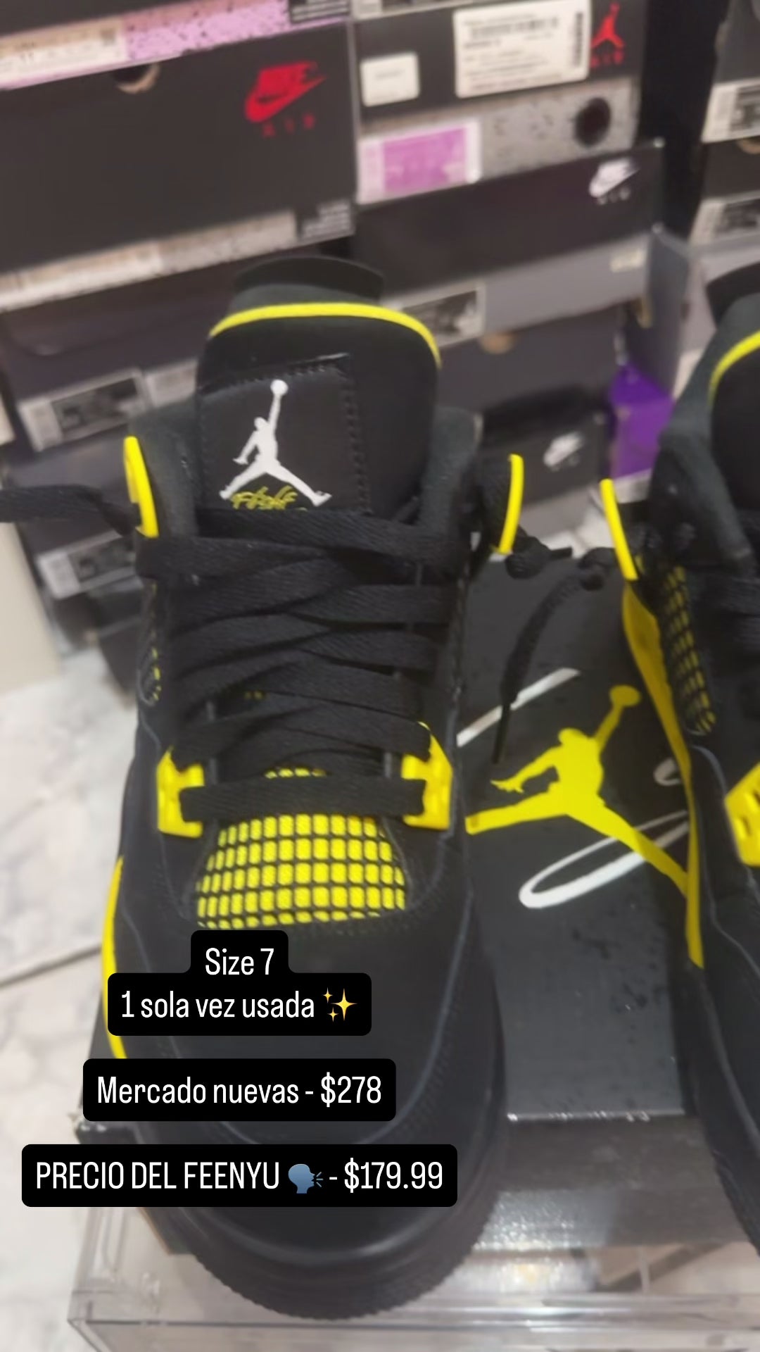 Air Jordan 4 Retro GS 'Thunder' 2023
