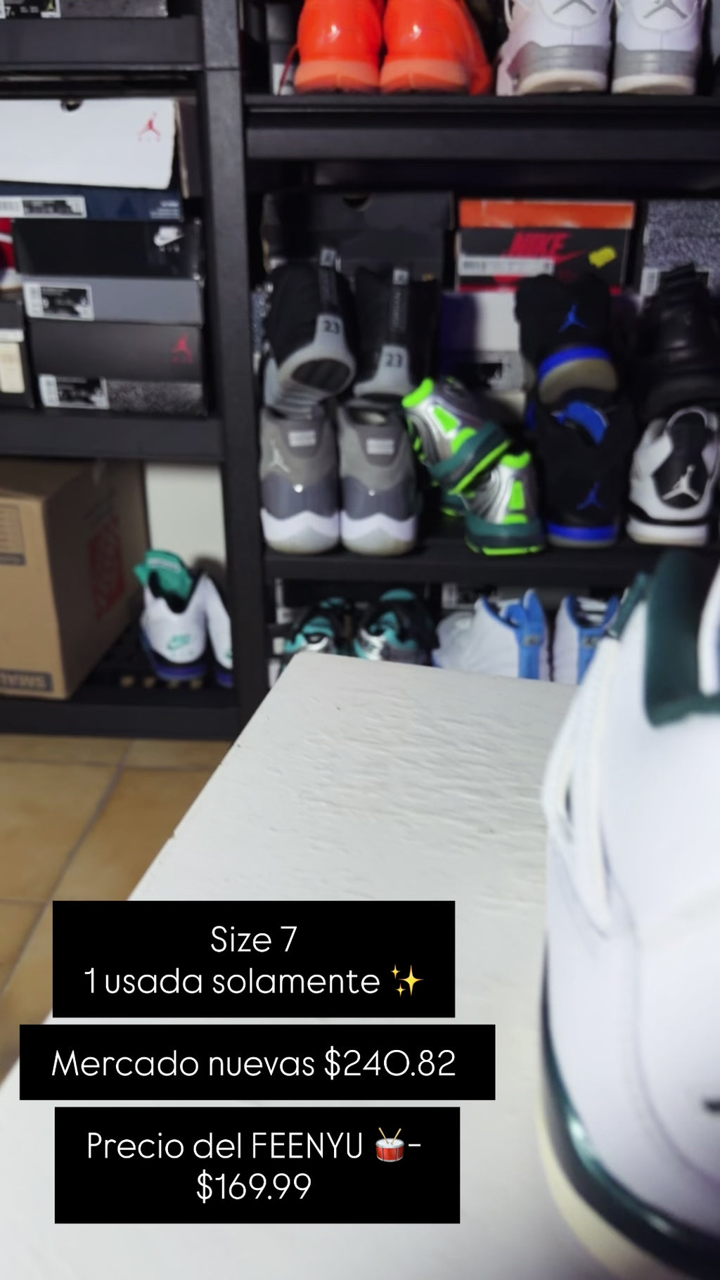 Air Jordan 4 Retro GS 'Oxidized Green'