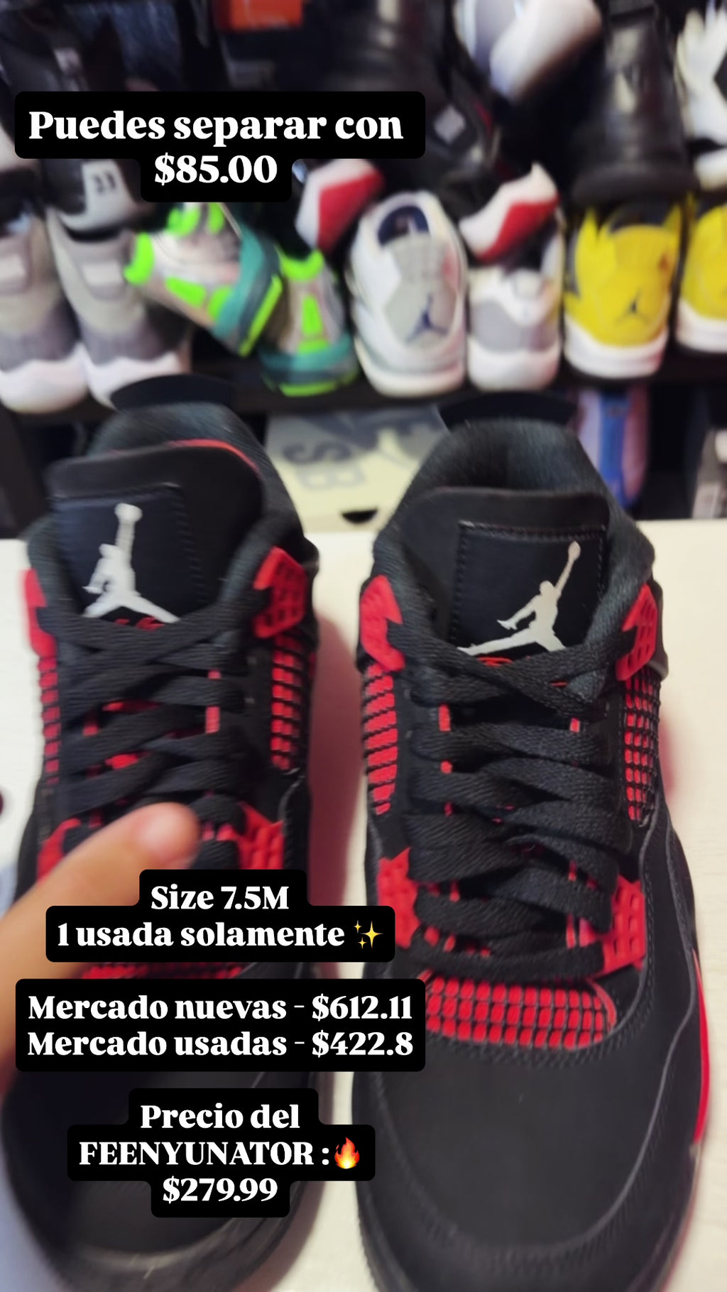 Air Jordan 4 Retro `Red Thunder’