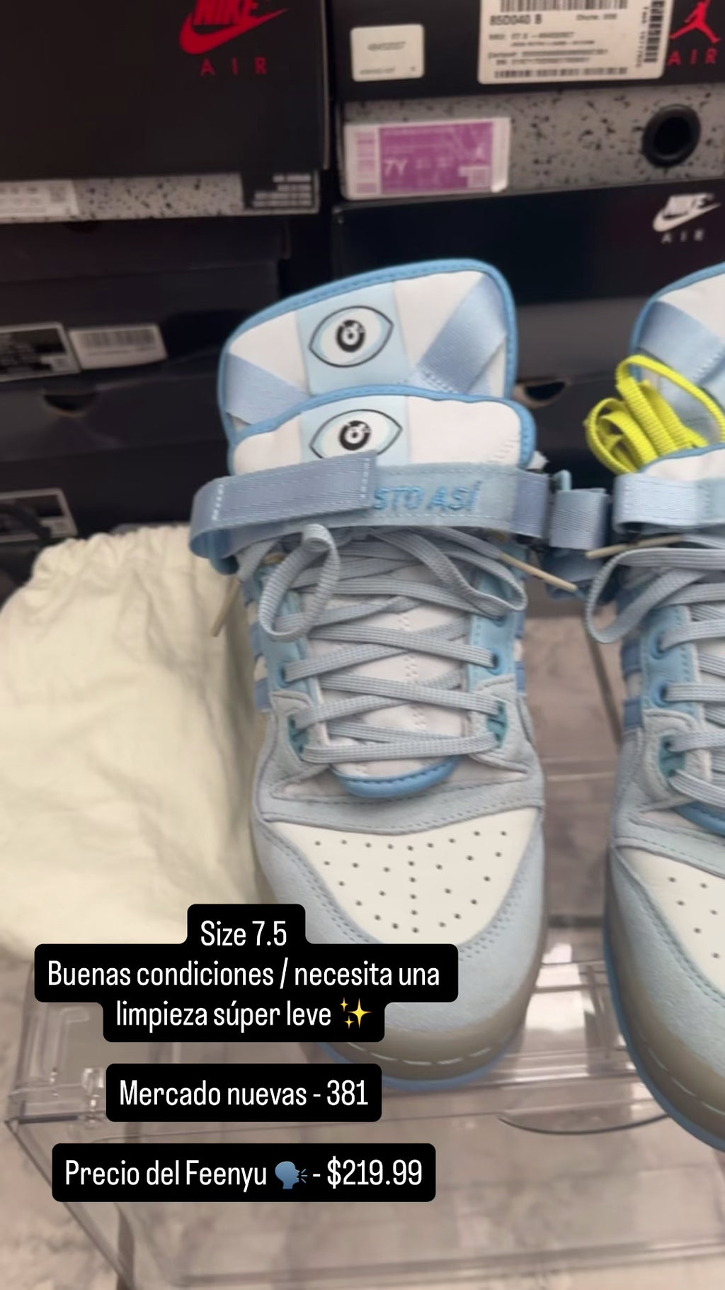 Adidas Bad Bunny x Forum Buckle Low 'Blue Tint'