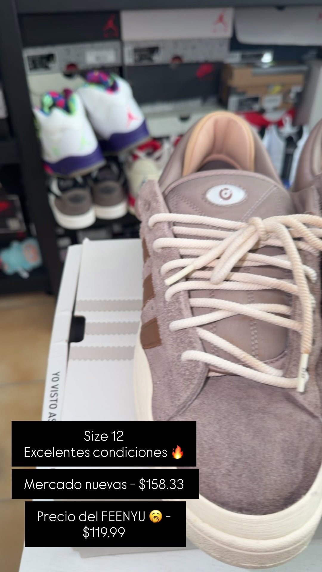 Bad Bunny x adidas Campus 'Chalky Brown'